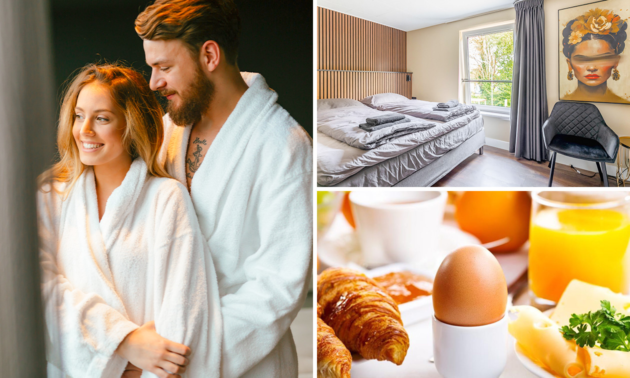 1, 2 oder 3 Übernachtungen für 2 in Bad Nieuweschans + Frühstück + Late Check-out