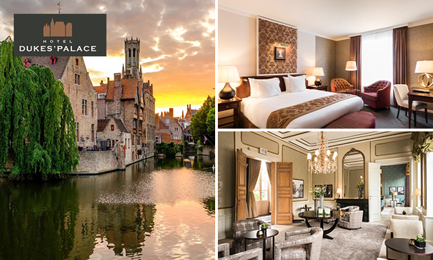Overnachting + ontbijt in 5-sterrenhotel in hartje Brugge