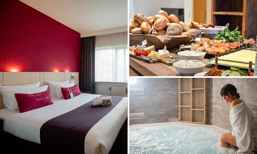 Übernachtung für 2 + Frühstück + Wellness + mehr im Hotel & Aparthotel Casteau Mons