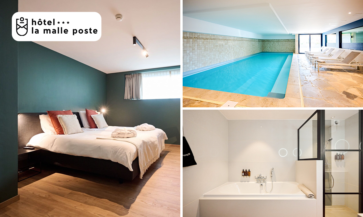 Übernachtung für 2 + Frühstück + Willkommensgetränk + Wellness in Rochefort