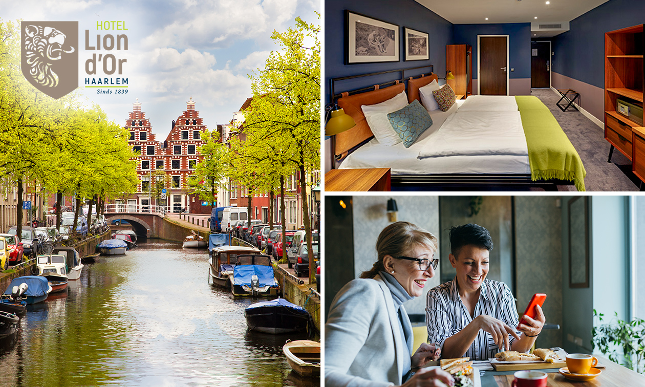 VIP-Übernachtung für 2 in Haarlem + Frühstück + Häppchenplatte