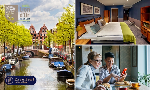 VIP-overnachting voor 2 in Haarlem + ontbijt + borrelplank