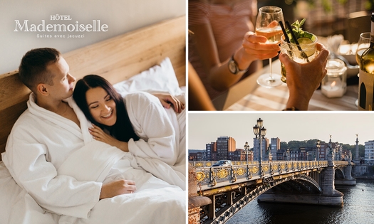 Übernachtung für 2 + Champagner + Frühstück und mehr in Lüttich