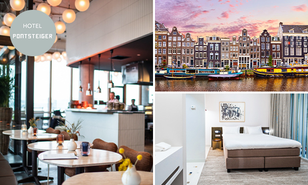 Luxus-Übernachtung für 2 + Getränk in Amsterdam