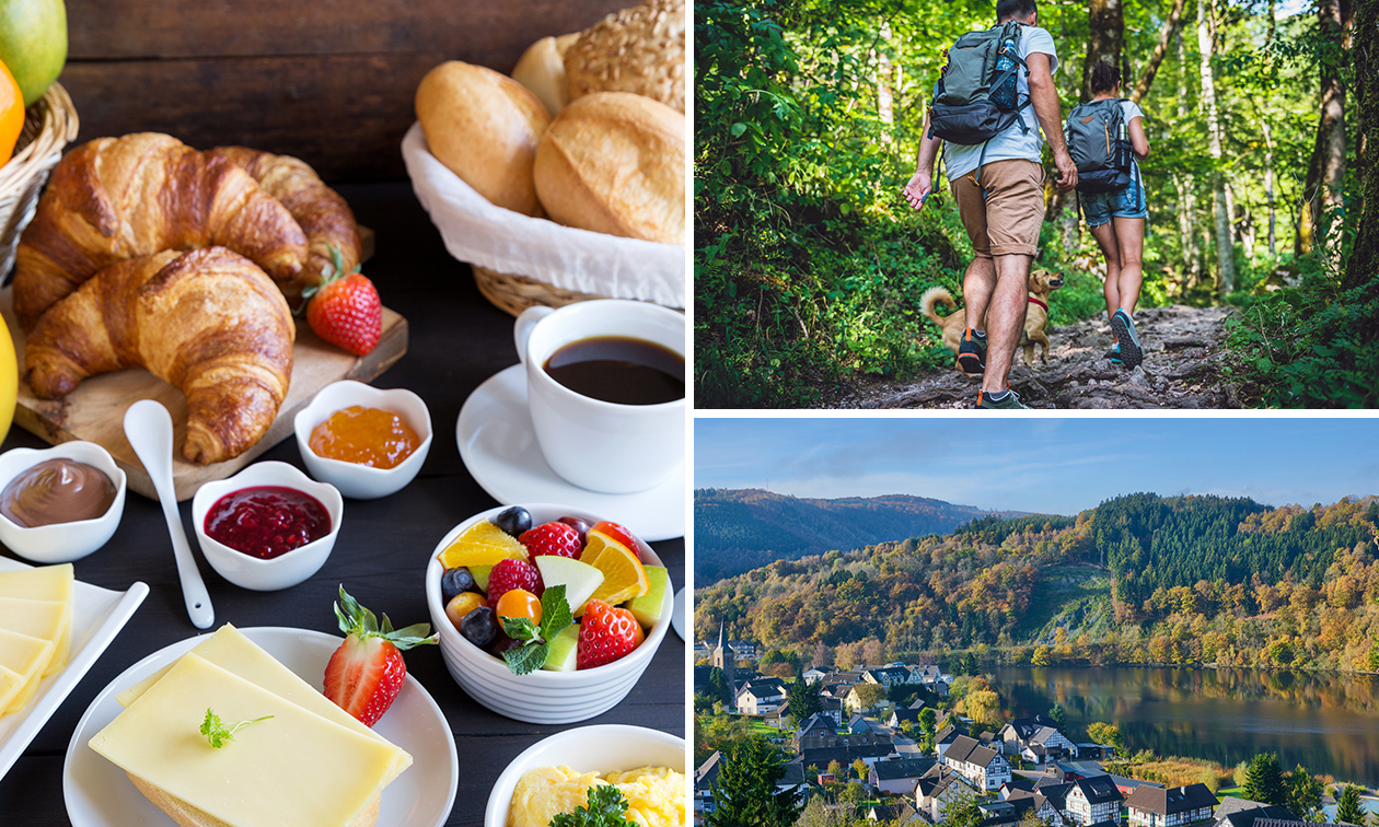 Wanderarrangement + Frühstück + (Flamm)Kuchen in der Eifel