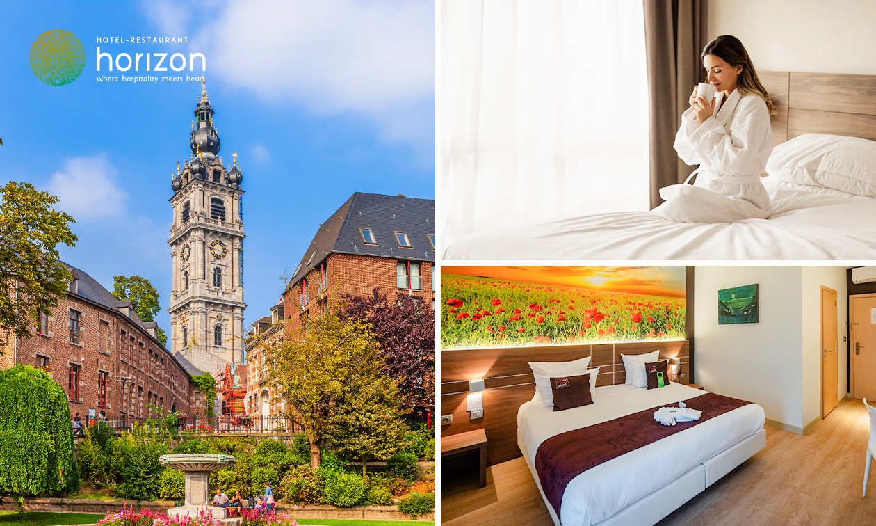 Übernachtung für 2 + Frühstück + Willkommensgetränk im Hotel-Restaurant Horizon Ath-Lessines