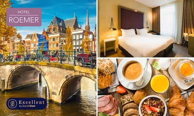 Übernachtung für 2 + Frühstück im Herzen von Amsterdam