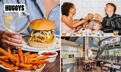 2- oder 3-Gänge-Burger-Menü im HUGGYS in Sprimont