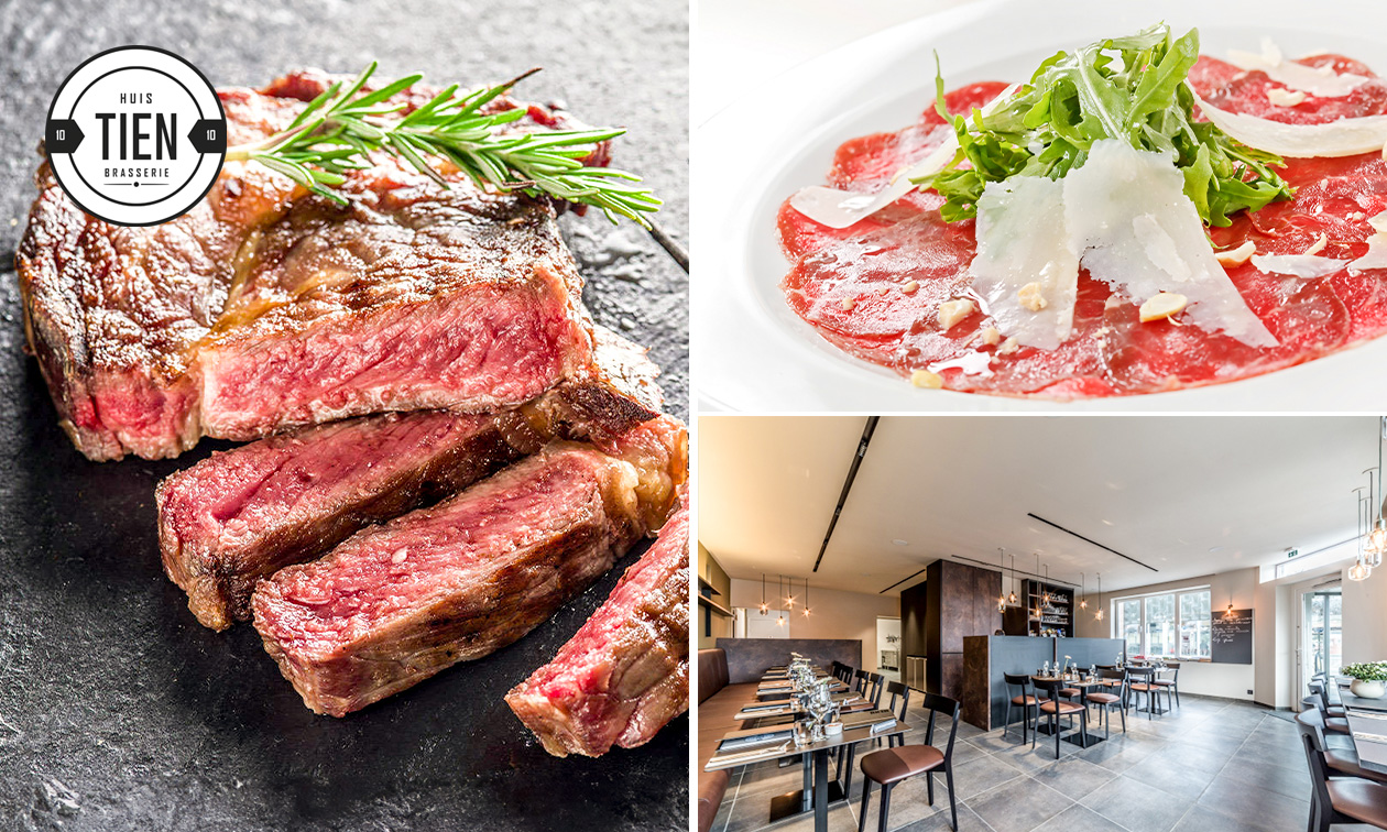 4-gangendiner of -lunch à la carte bij Huis 10