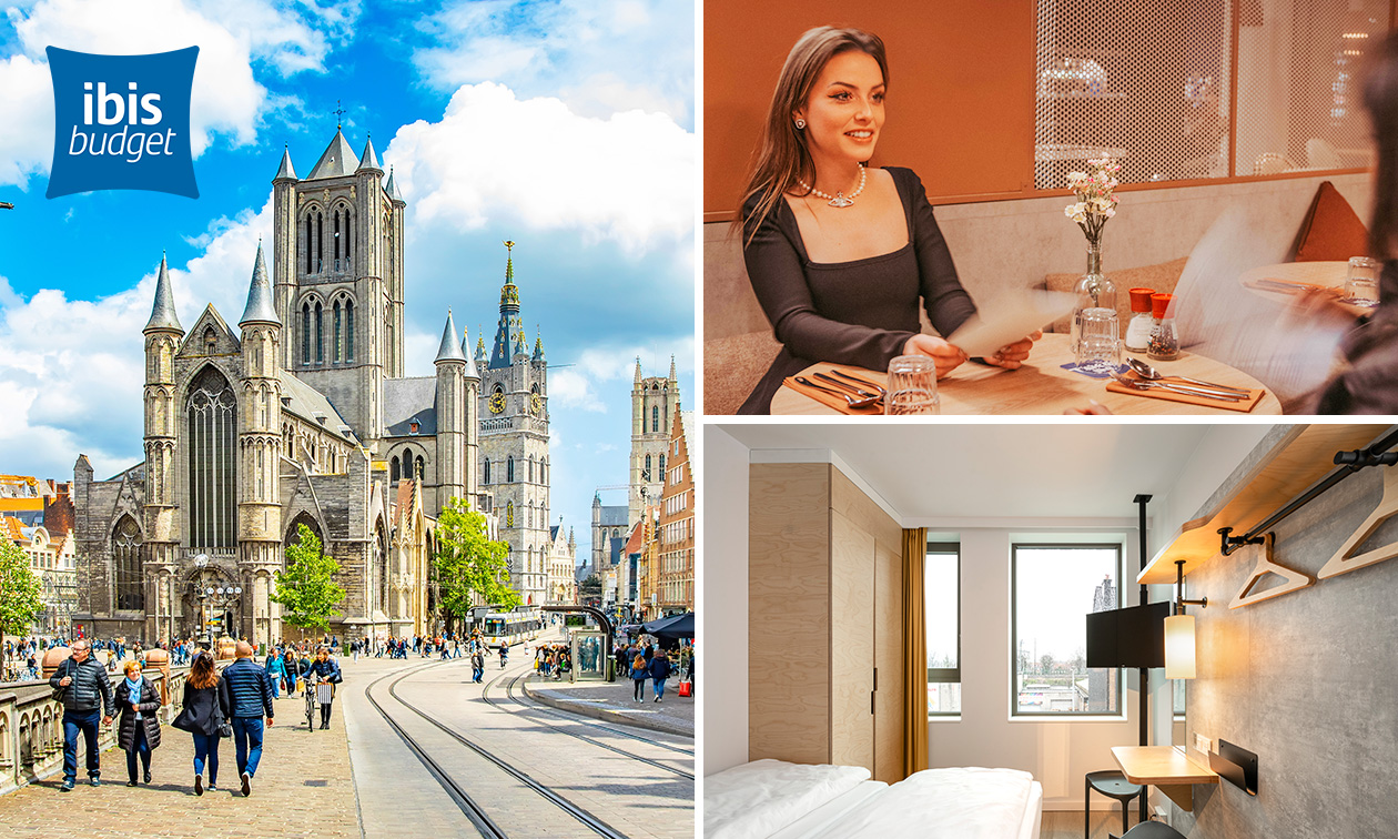 Übernachtung für 2 + Frühstück in Gent