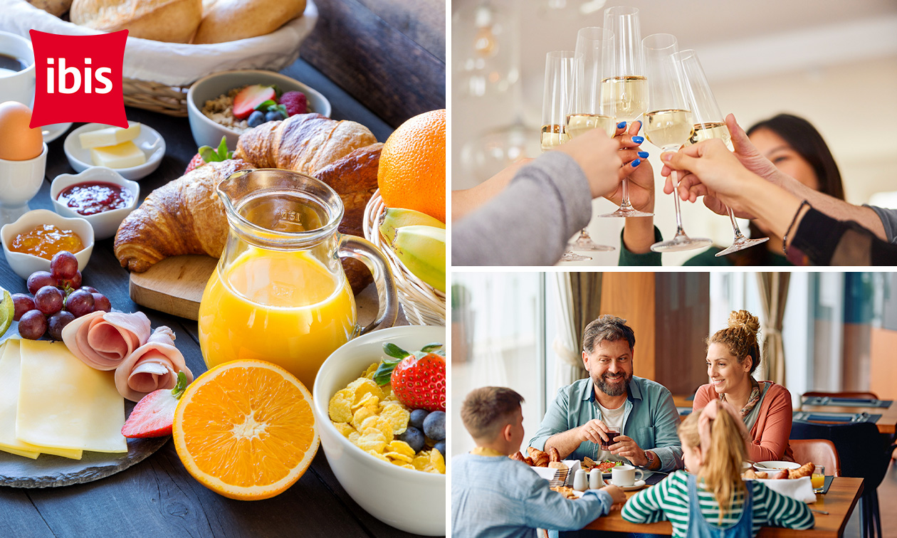 Petit-déjeuner + verre de cava à l'ibis Centrum Kortrijk