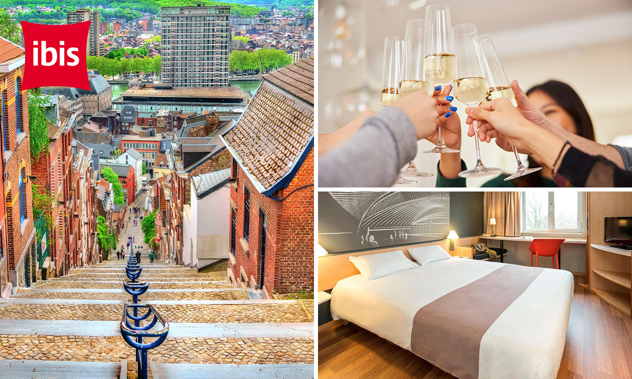 Übernachtung(en) für 2 + Late Check-out + Getränk + opt. Frühstück in der Nähe von Lüttich