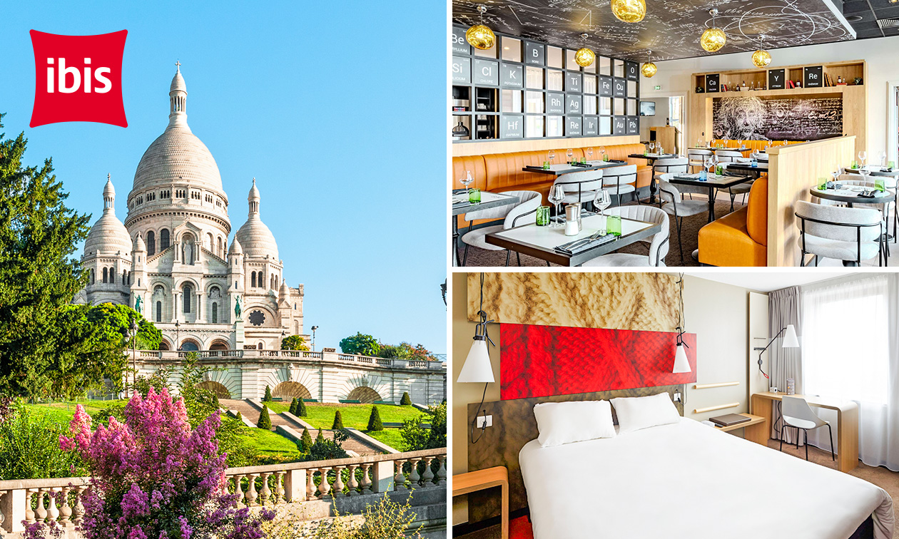 Übernachtung für 2 + opt. Frühstück und Late Check-out in der Île-de-France