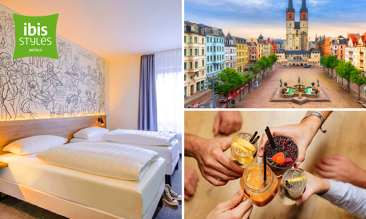 Übernachtung für 2 + Willkommensgetränk und mehr in Halle