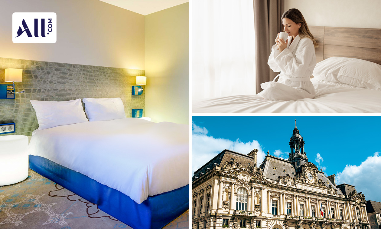 Übernachtung für 2 + Frühstück + Late Check-out in Tours, Frankreich