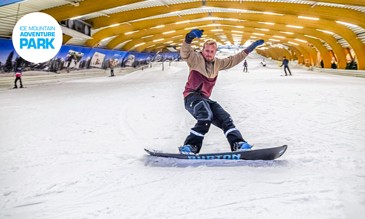 2 heures de ski ou de snowboard à ICE Mountain Adventure Park