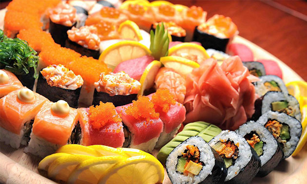 All-You-Can-Eat Sushi (2,5 Stunden) + Getränk