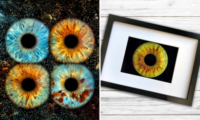 Iris-fotoshoot (1 tot 5 pers.) + 1 afdruk (10x15 cm)