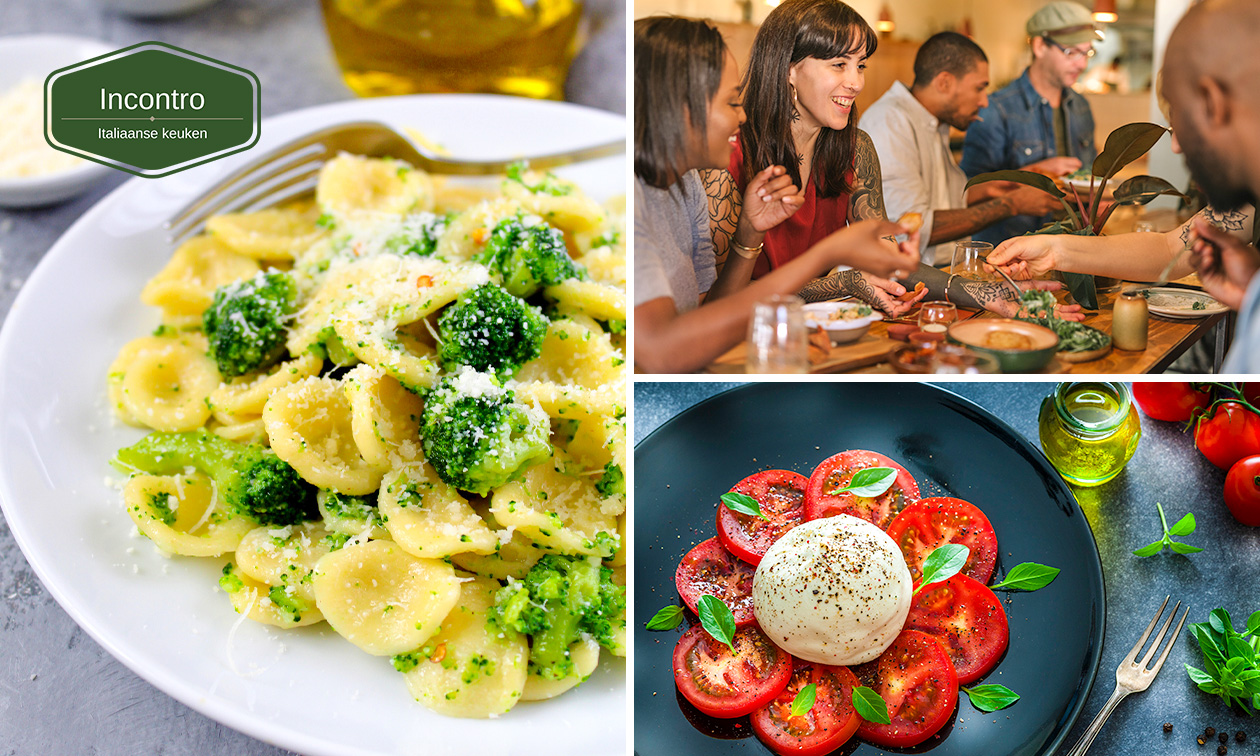 Italiaans 7-gangen shared dining-diner bij Incontro Hoorn