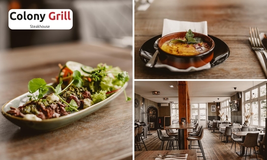 3-gangen keuzediner bij Jack´s Colony Grill