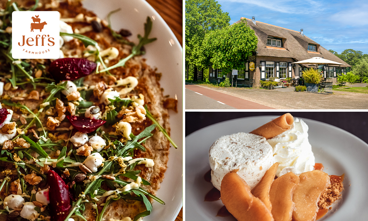 3-gangen pannenkoekenlunch of -diner