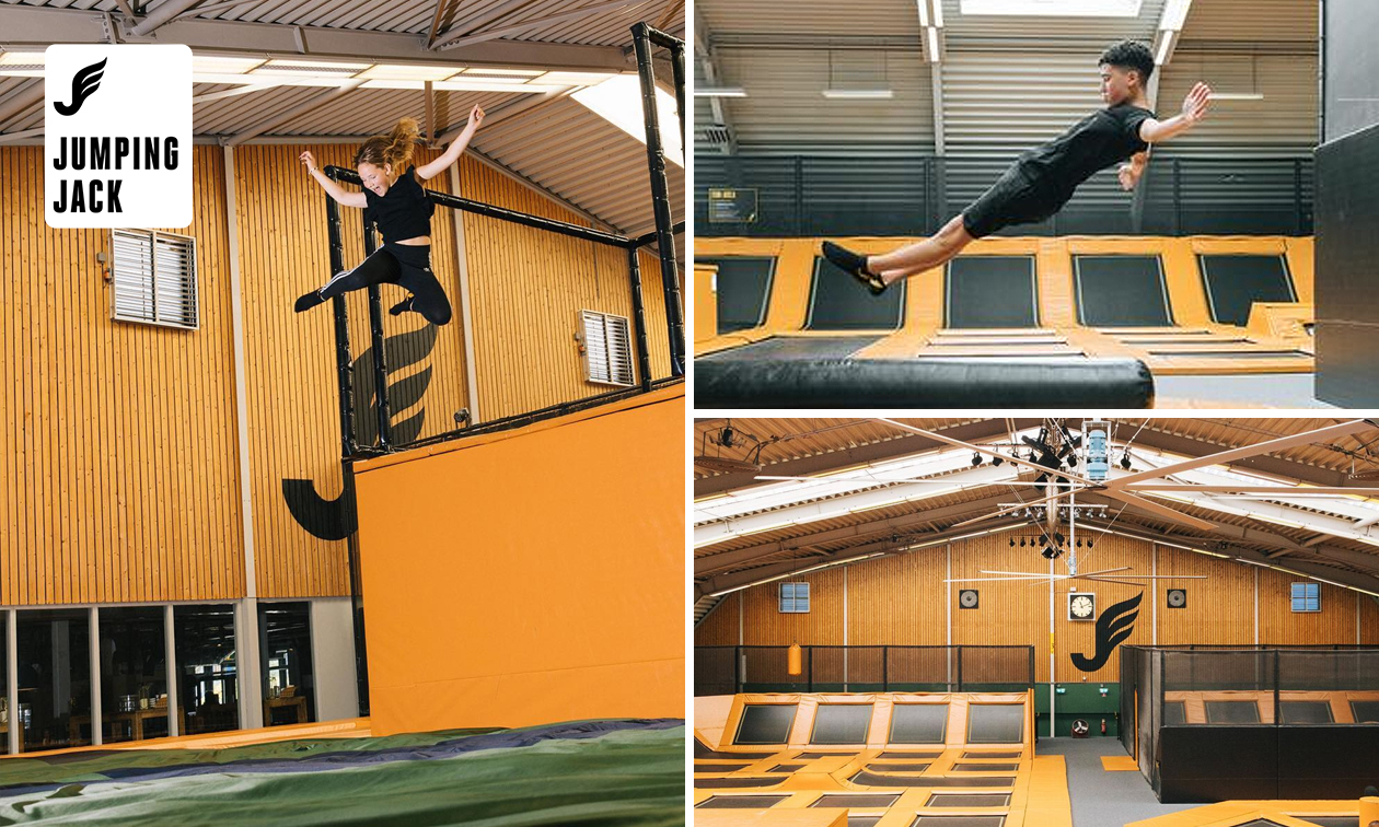 Vrij jumpen (2 uur) + evt. chips, gripsokken en 2 muntjes arcadespellen