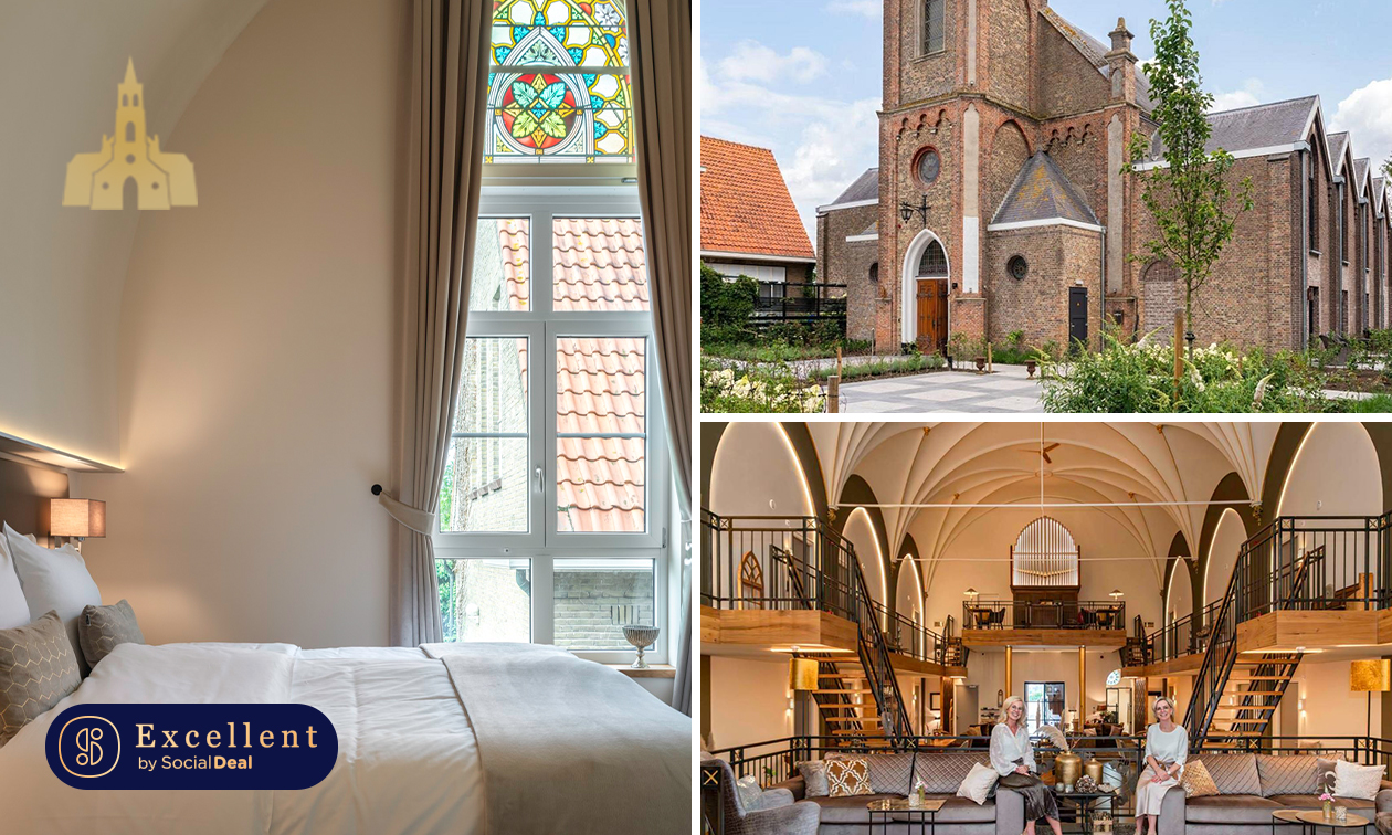 Übernachtung für 2 in einer umgebauten Kirche + Flasche Wein