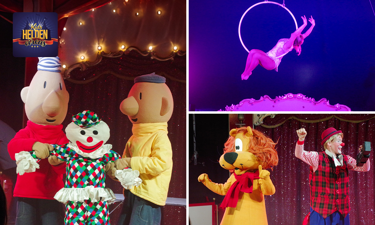 Entree voor het Kidshelden Circus in Dordrecht