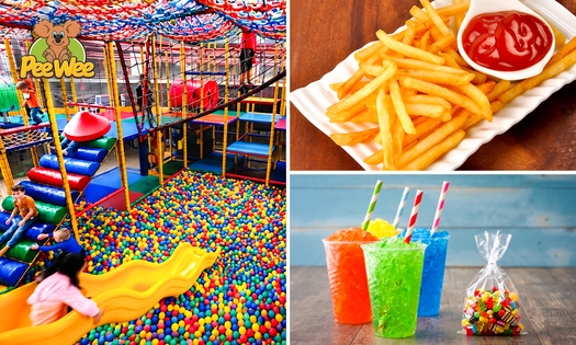 Entree + slush puppy + snoepzakje of kinderfeestje bij Kinderspeeldorp Pee Wee