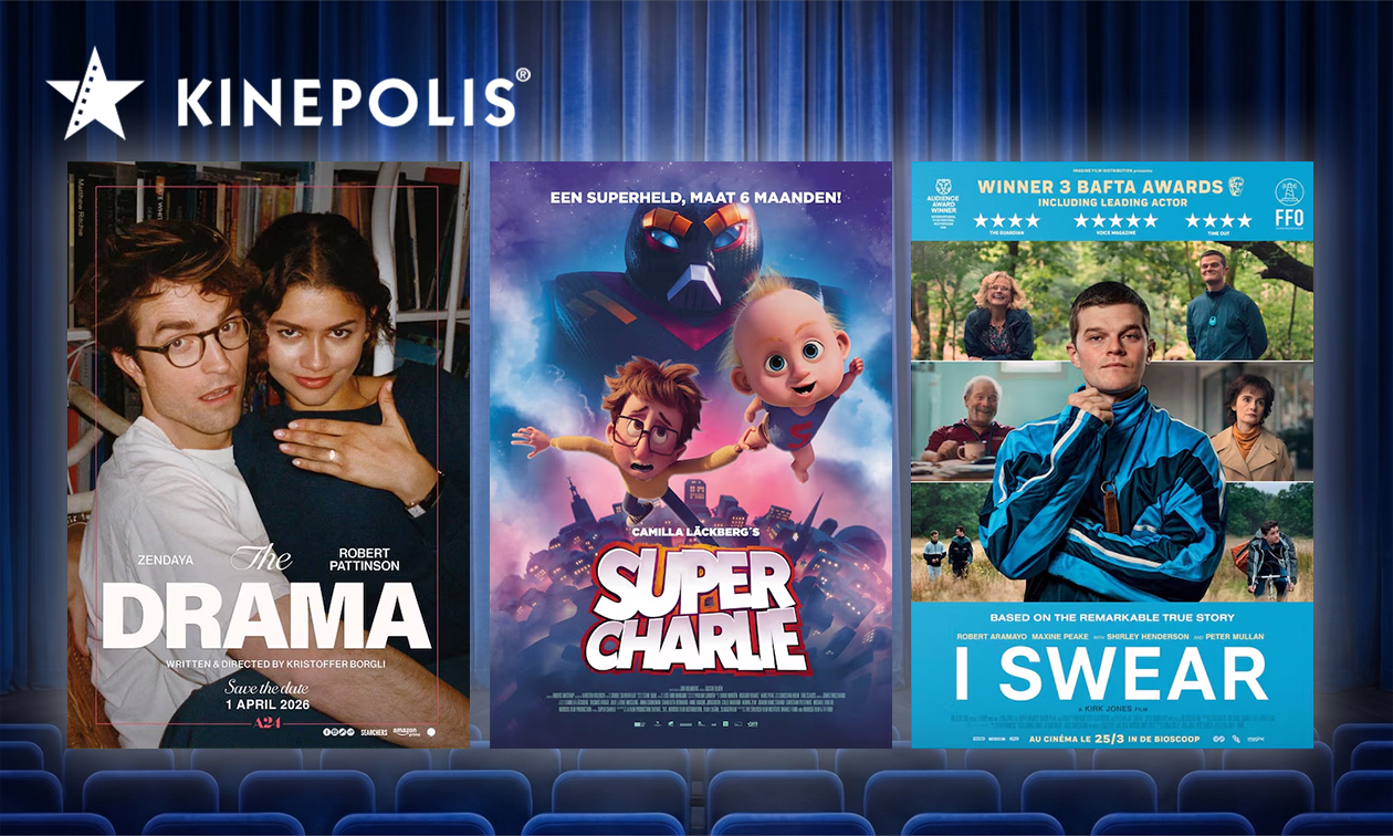 Ticket de cinéma pour Kinepolis en Belgique