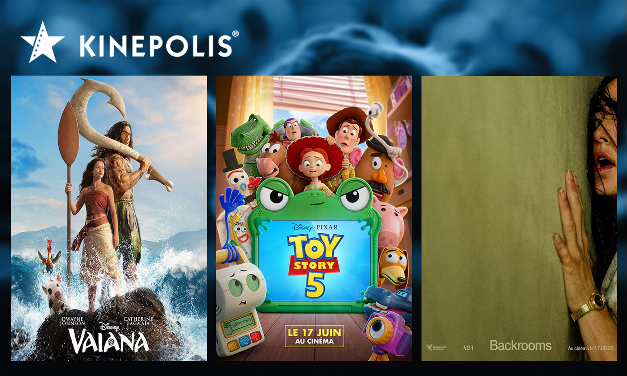 Ticket de cinéma pour Kinepolis en France