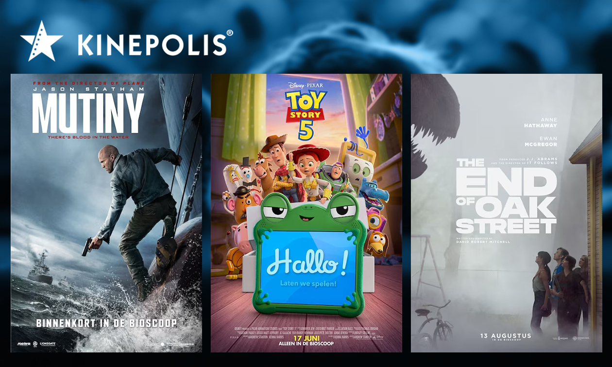 1-persoonsticket + popcorn of familieticket bij Kinepolis Groningen