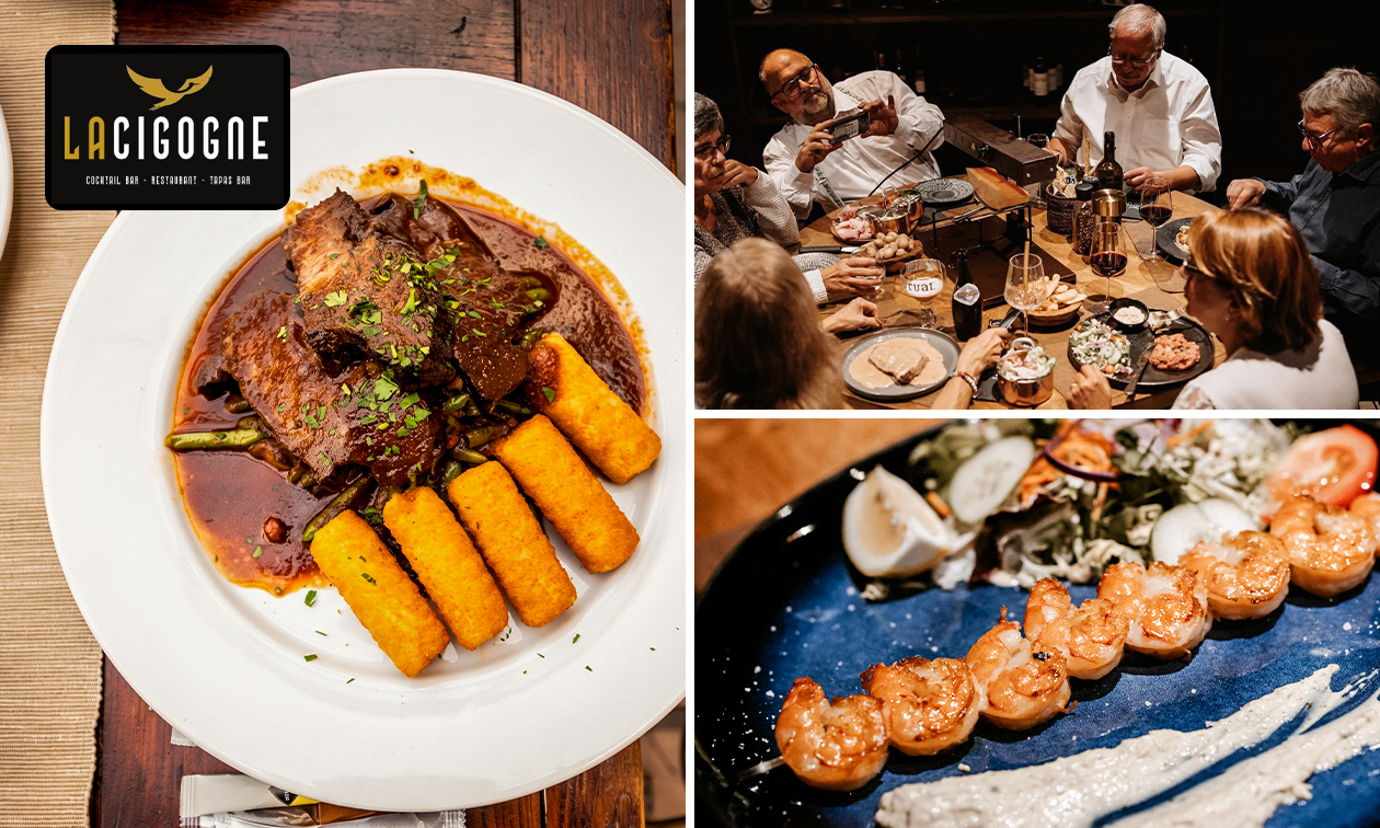Menu hiver en 3 services au restaurant La Cigogne