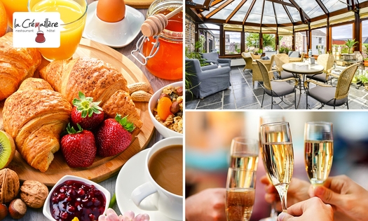 Frühstücksbuffet + opt. Glas Sekt im Restaurant La Crémaillère