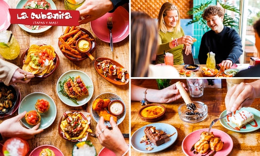 Unbegrenzt Tapas, Getränke und Desserts bei La Cubanita in Sittard
