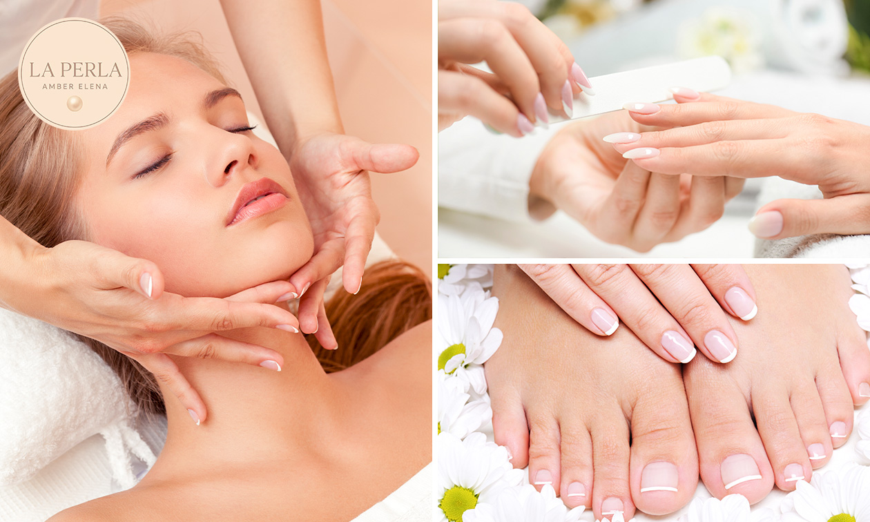Pedicure- of manicurebehandeling of gelaatsverzorging naar keuze (60 min)