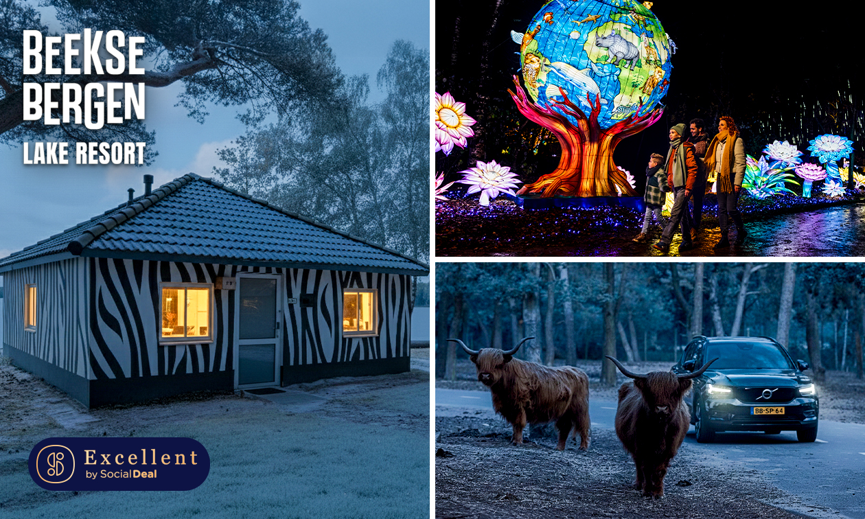 Winterliches Wochenende oder Wochenmitte (5-6 Pers.) im Lake Resort Beekse Bergen
