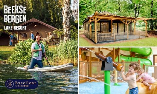 Demi-semaine ou week-end (2 à 6 pers) au Lake Resort Beekse Bergen + entrée au Safaripark Beekse Bergen