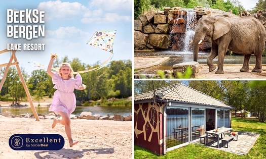 Wochenmitte oder Wochenende (3-6 Pers.) im Lake Resort Beekse Bergen + Eintritt in den Safaripark