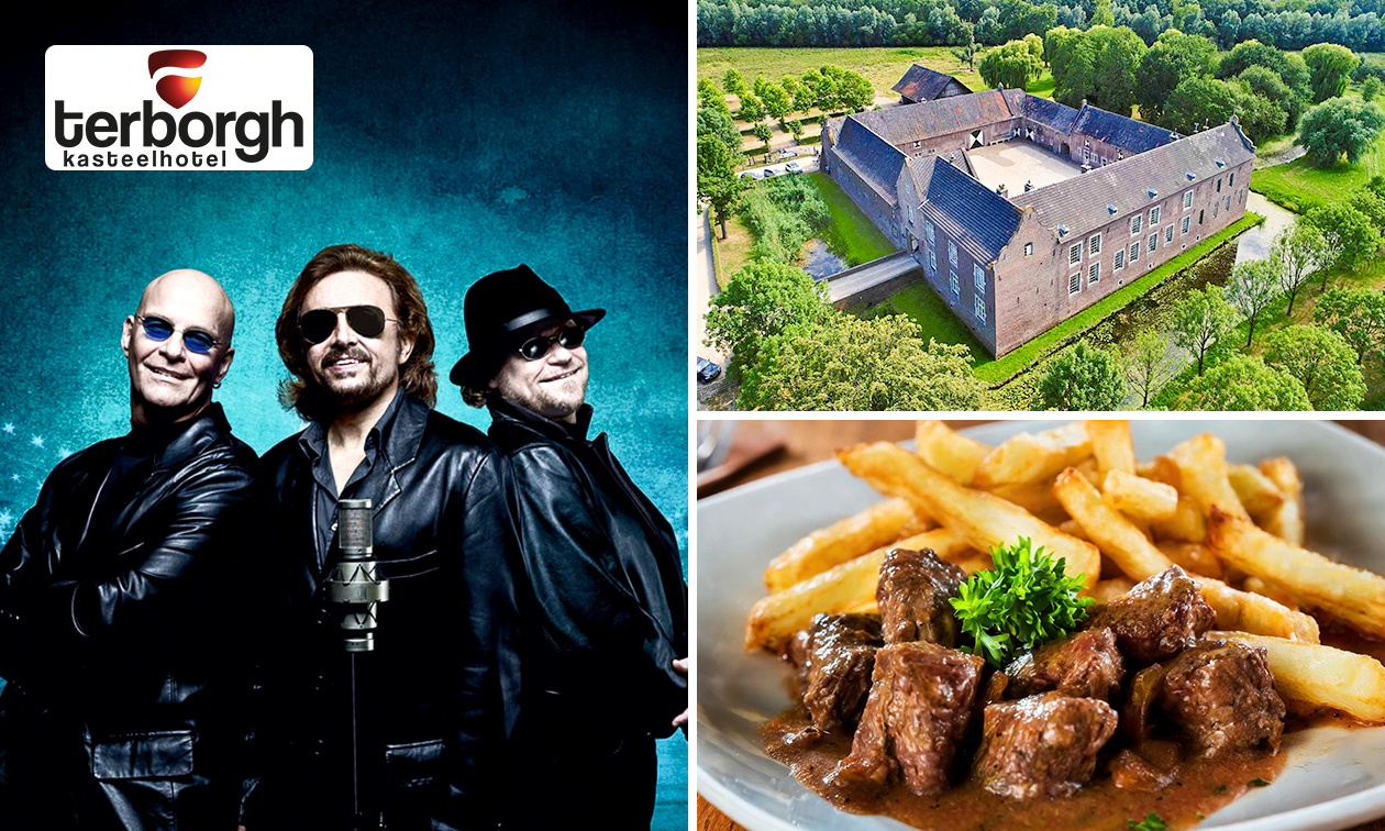 Eintrittskarte für das Bee Gees Tribute + 2-Gänge-Menü + Getränk im Landgut Kasteel Terborgh