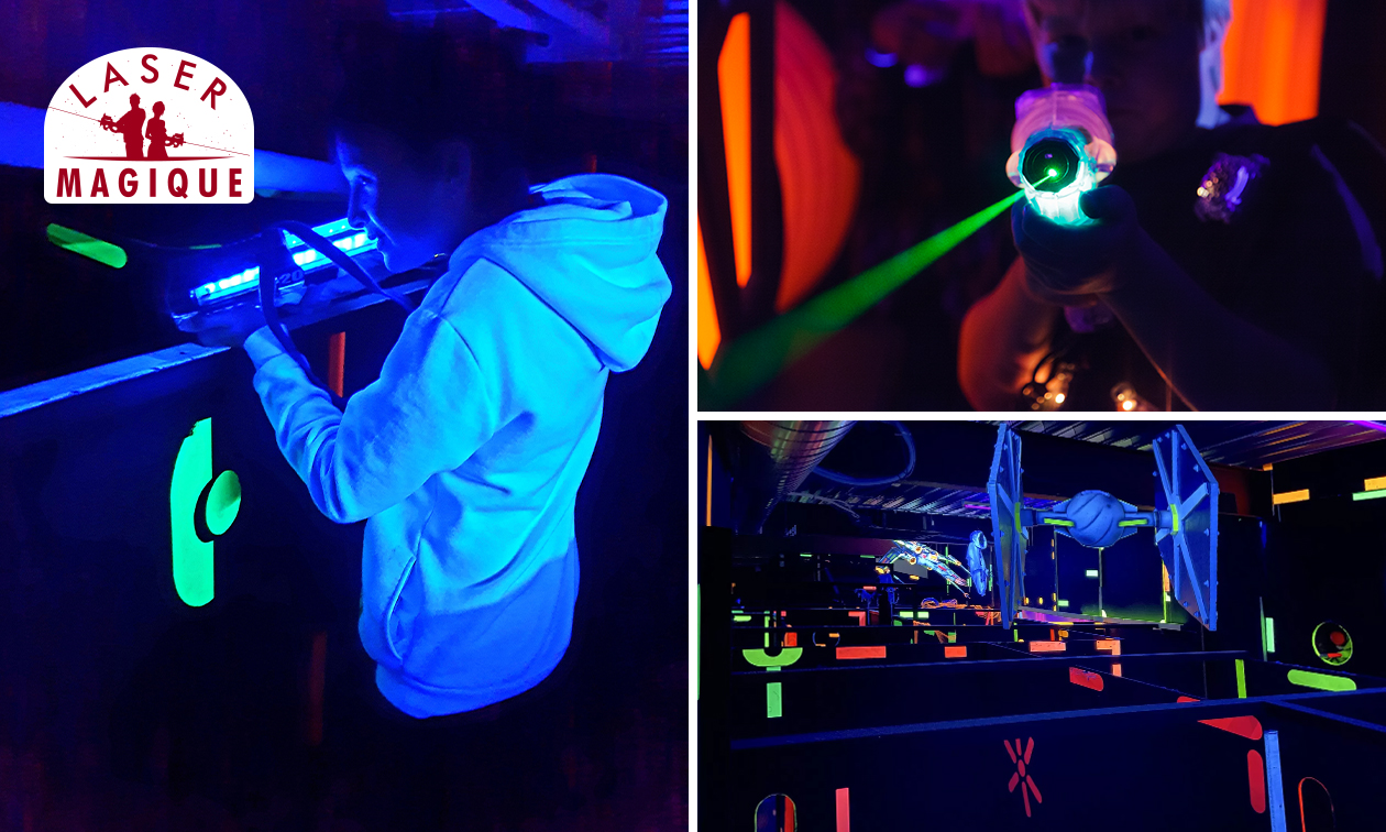 2 ou 3 parties de laser game + chips ou formule anniversaire près de Bruxelles