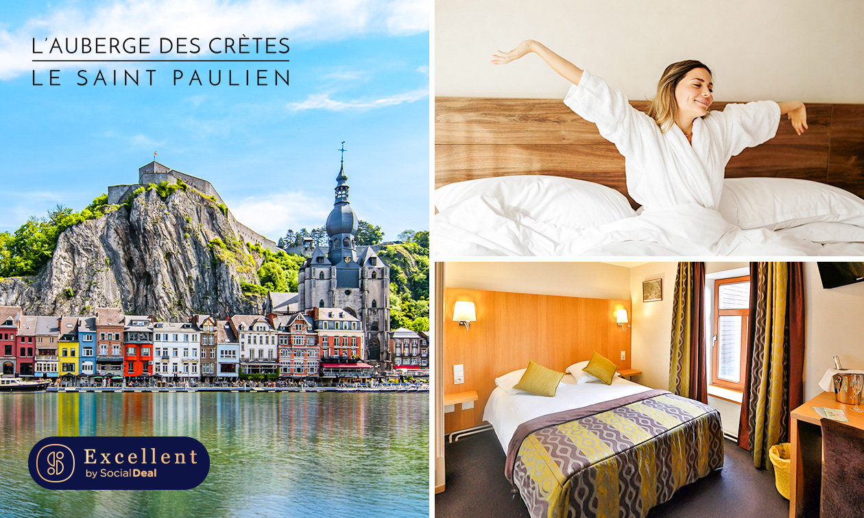 Übernachtung für 2 + Frühstück + Late Check-out und mehr in der Nähe von Dinant