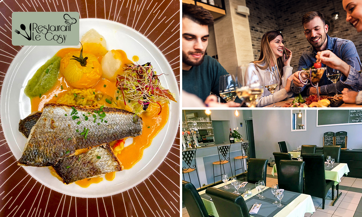 Menu en 2 ou 3 services à la carte près de Roubaix