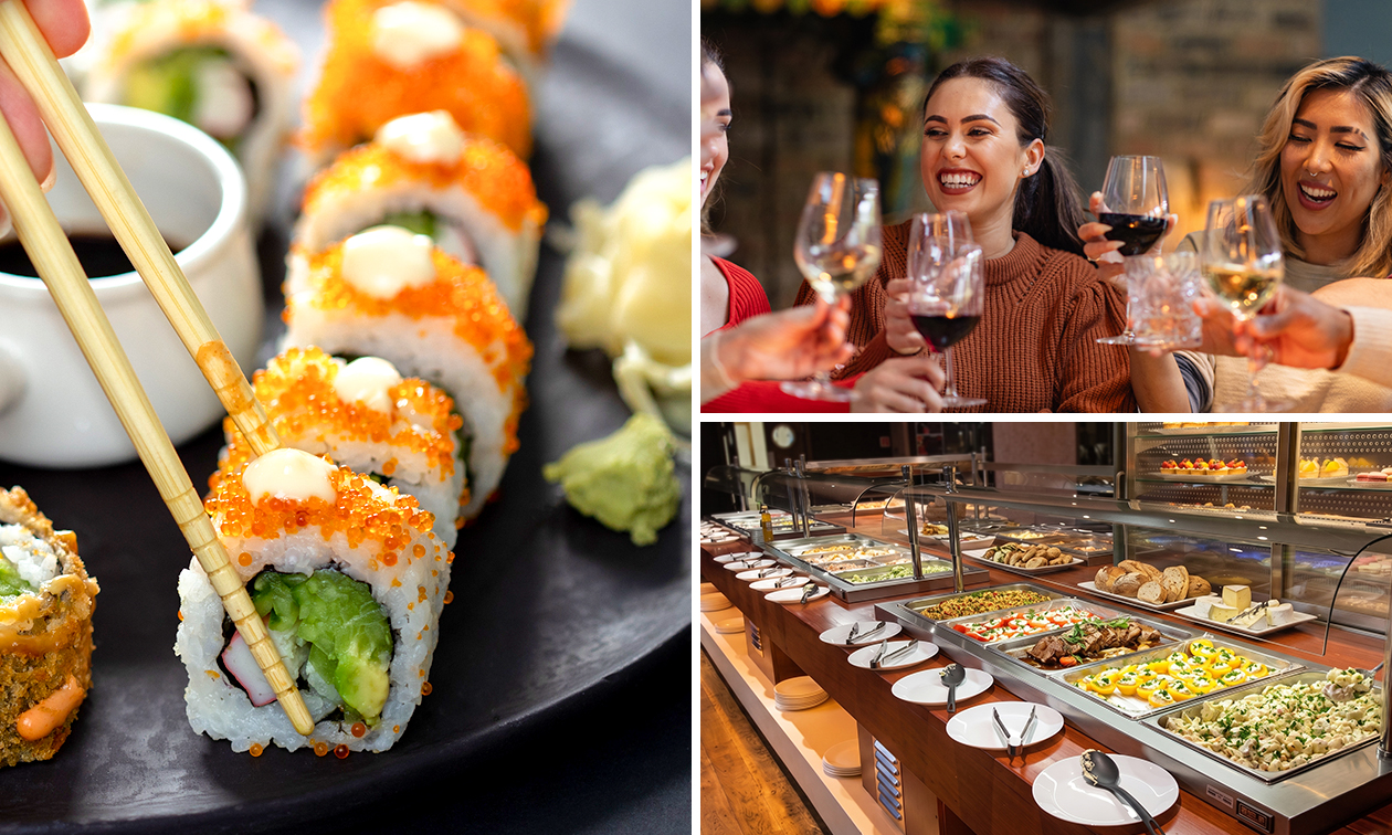 All-You-Can-Eat-lunch of -diner met onbeperkt drankjes bij Le Global