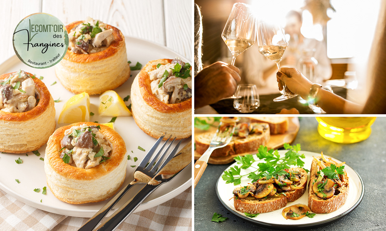 Menu en 2 services à la carte près de Durbuy