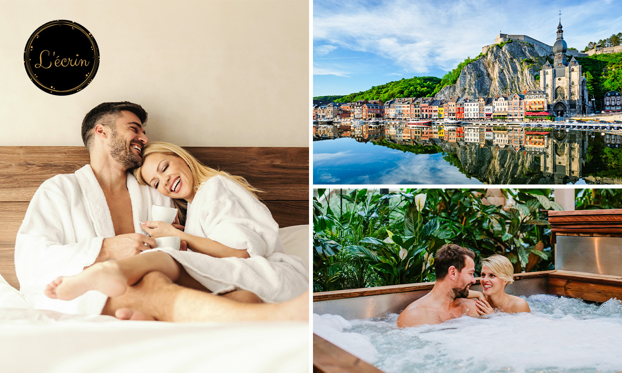 Übernachtung für 2 in einer privaten Villa + privater Whirlpool mitten in den Ardennen