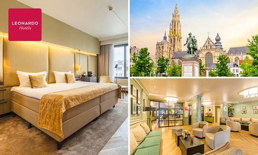 Übernachtung für 2 + Frühstück im Leonardo Hotel Antwerp The Plaza mitten in Antwerpen