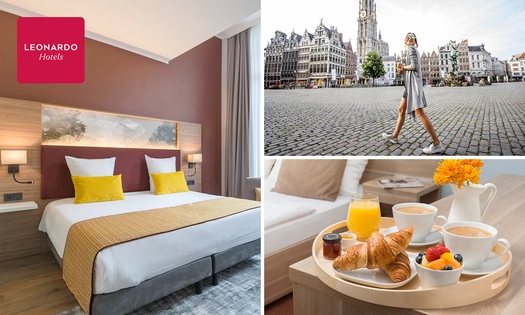 Übernachtung für 2 + Frühstück in Antwerpen