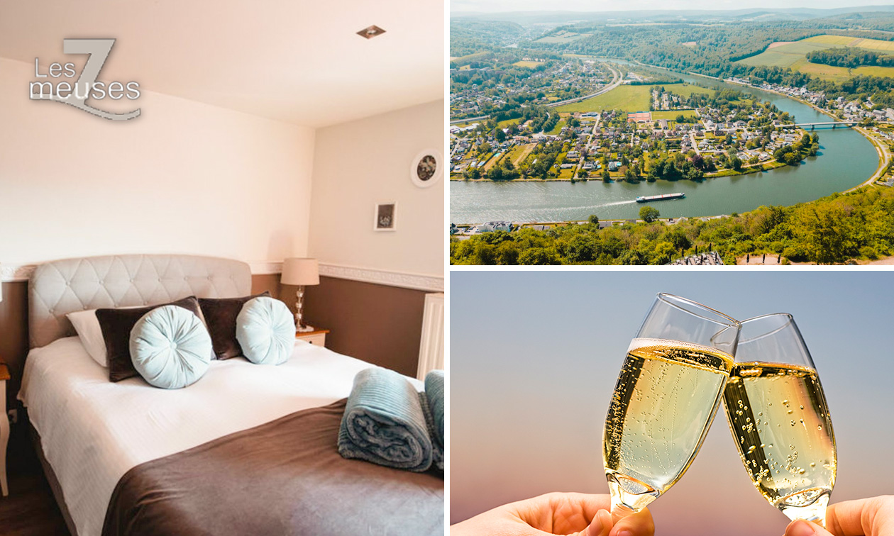 Übernachtung(en) für 2 Personen + Frühstück + Willkommensgetränk und näher an Namur