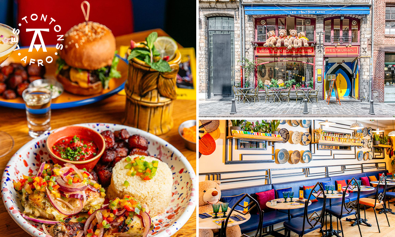 Menu en 2 ou 3 services à la carte chez Les Tontons Afro